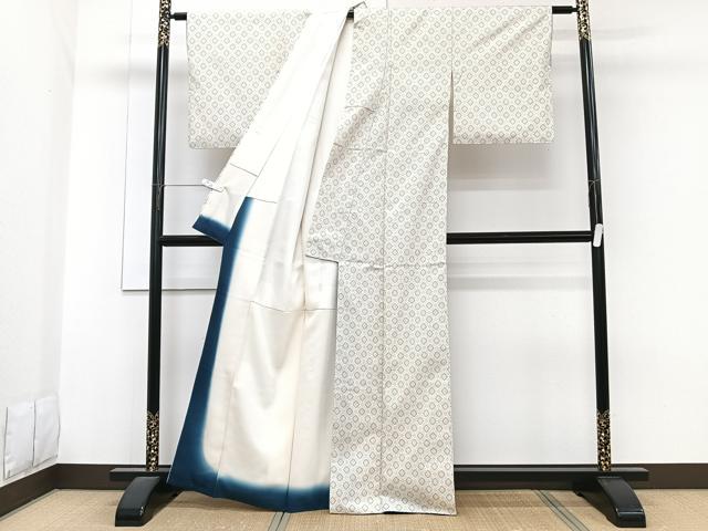 平和屋着物■上質な紬 菱吉祥文 正絹 逸品 CABG6969xi