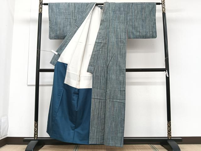 平和屋着物■上質な紬 縞 正絹 逸品 CABG6974xi