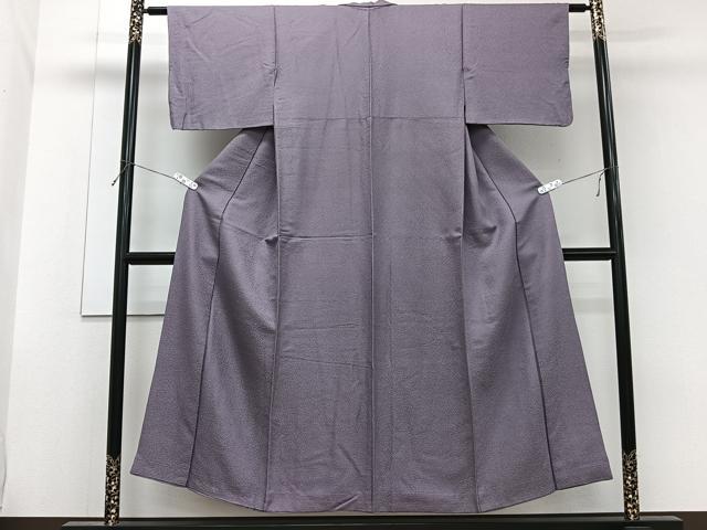 平和屋着物■上質な色無地 葡萄鼠色 正絹 逸品 CABG6999xi
