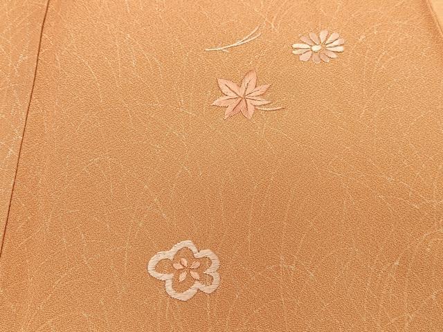 平和屋着物■訪問着 刺繍 草花文 暈し染め 正絹 逸品 CABG7003xi