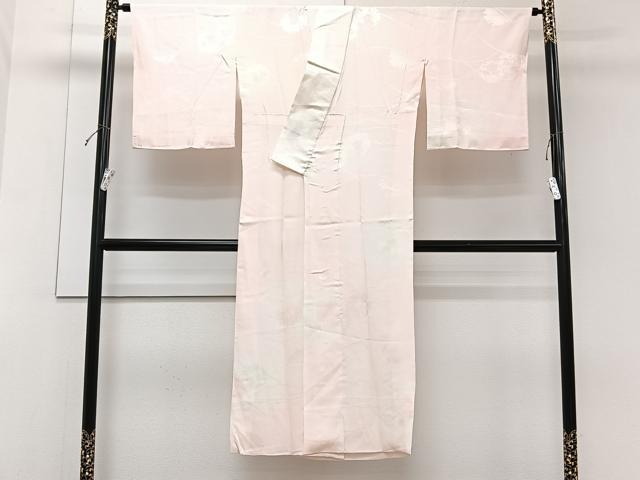 平和屋着物■長襦袢 袷 雪輪花地紋 暈し染め 正絹 逸品 CABG7017xi