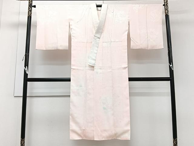 平和屋着物■長襦袢 袷 雪輪花地紋 暈し染め 正絹 逸品 CABG7045xi