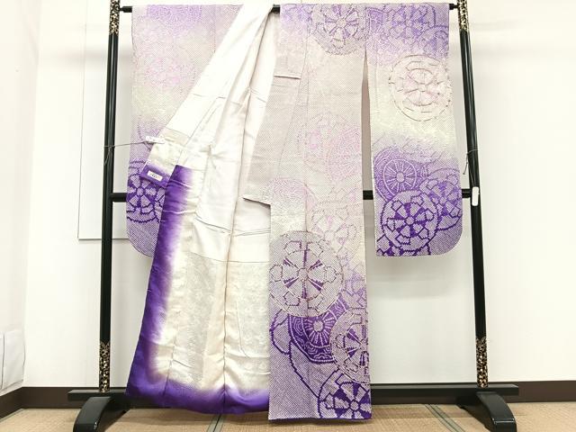 平和屋着物■豪華振袖 駒刺繍 総絞り 源氏車文 やまと誂製 正絹 逸品 CABG7070xi