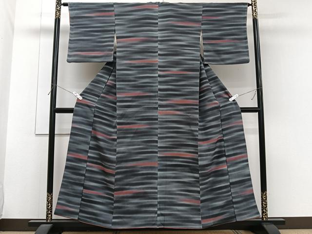 平和屋着物■上質な小紋 霞文 暈し染め 正絹 逸品 CABG7073xi