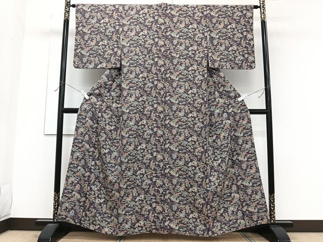平和屋着物■上質な小紋 松竹梅流水花文 正絹 逸品 CABG7110xi