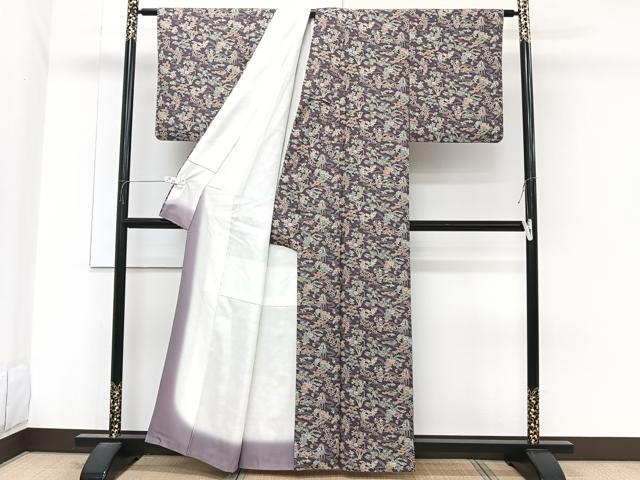 平和屋着物■上質な小紋 松竹梅流水花文 正絹 逸品 CABG7110xi