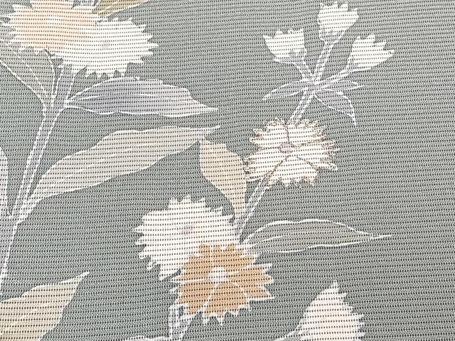 平和屋着物*夏物 訪問着 絽 草花文 金彩 正絹 逸品 CABG7158xi