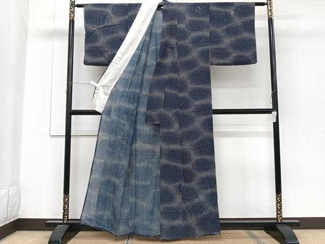 平和屋着物*夏物 小紋 絽 霞文 正絹 逸品 CABG7167xi