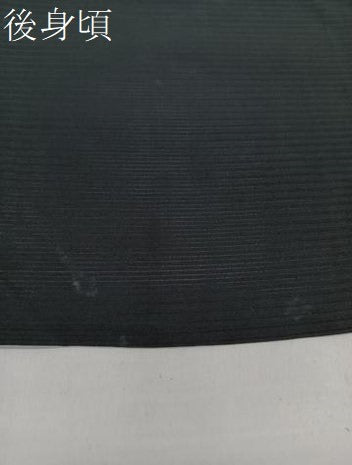 平和屋着物*夏物 男性 黒紋付 絽 正絹 逸品 CABG7176xi