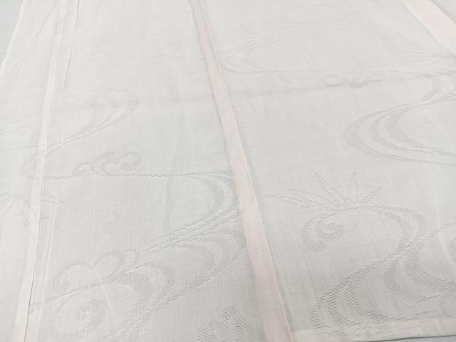 平和屋着物*夏物 長襦袢 立波紋紗 赤香色 麻 逸品 CABG7177xi