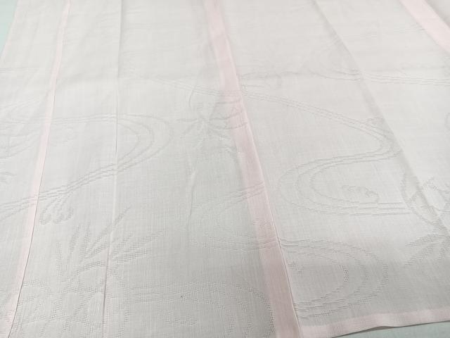 平和屋着物*夏物 長襦袢 籬流水草紋紗 鴇色 麻 逸品 CABG7178xi