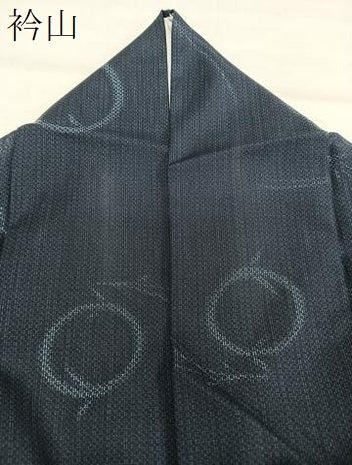 平和屋着物*夏物 小紋 紗 こぼれ松葉 成り物 さんび謹製 洗える着物 CABG7190xi