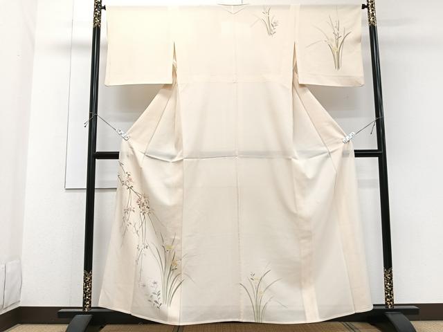 平和屋着物*夏物 訪問着 絽 友禅 枝花文 正絹 逸品 CABG7193xi