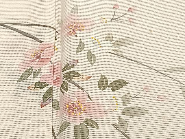 平和屋着物*夏物 訪問着 絽 友禅 枝花文 正絹 逸品 CABG7193xi