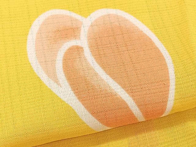 平和屋着物*夏物 小紋 草花文 洗える着物 CABG7198xi