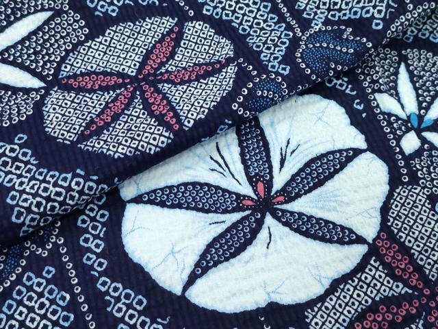 平和屋着物∴夏物 浴衣 朝顔 綿 逸品 CABG7205rv
