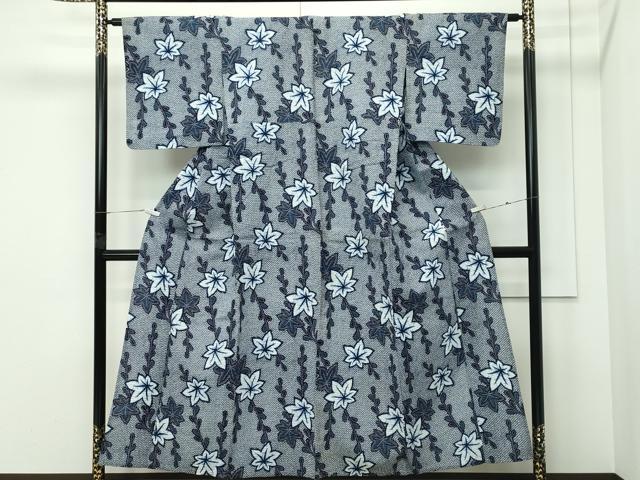 平和屋着物∴夏物 浴衣 楓 綿 逸品 CABG7206rv
