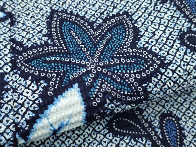 平和屋着物∴夏物 浴衣 楓 綿 逸品 CABG7206rv