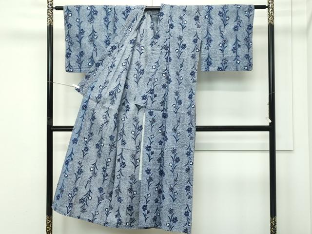 平和屋着物∴夏物 浴衣 桔梗 綿 逸品 CABG7209rv