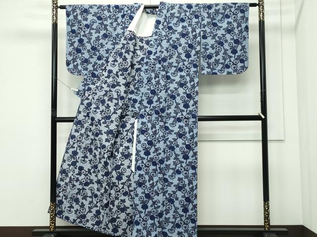 平和屋着物∴夏物 浴衣 菊 綿 逸品 未使用 CABG7211rv