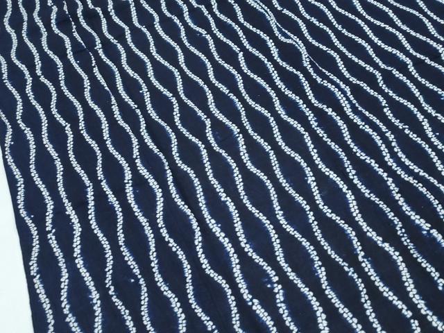 平和屋着物∴夏物 男性 浴衣 有松鳴海絞り 立涌文様 綿 逸品 CABG7221rv
