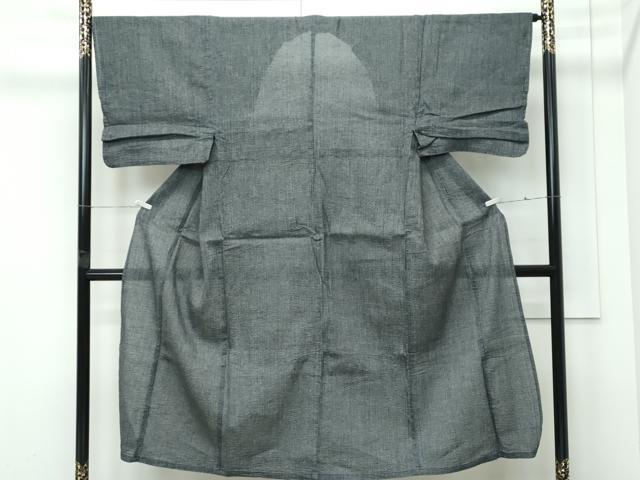 平和屋着物∴夏物 男性 浴衣 しじら織 縞 綿 逸品 CABG7222rv