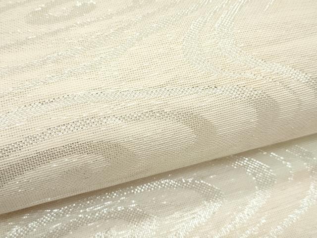 平和屋着物*夏物 六通柄袋帯 流水文 銀糸 正絹 逸品 CABG7283rv