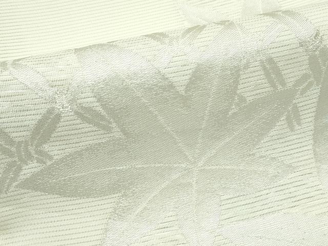 平和屋着物*夏物 六通柄袋帯 籬楓文 銀糸 正絹 逸品 未使用 CABG7288rv
