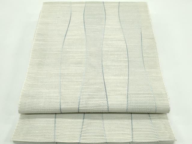 平和屋着物*夏物 八寸名古屋帯 立涌文様 正絹 逸品 CABG7304rv