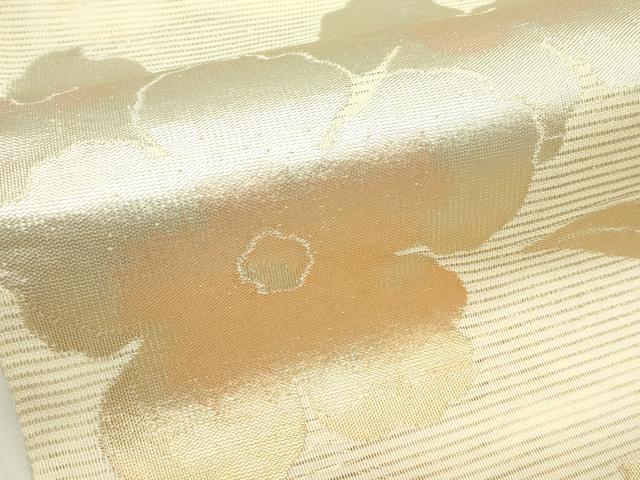 平和屋着物*夏物 六通柄袋帯 草花文 金銀彩 正絹 逸品 CABG7313rv