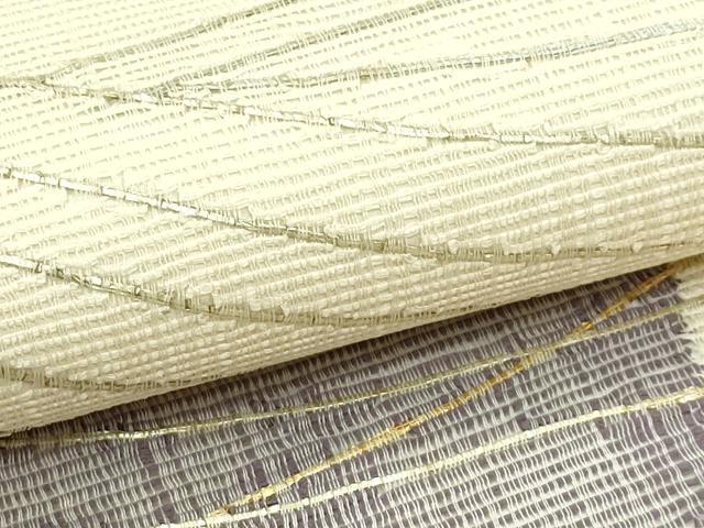 平和屋着物*夏物 太鼓柄袋帯 市松流線文 金銀彩 正絹 逸品 CABG7321rv