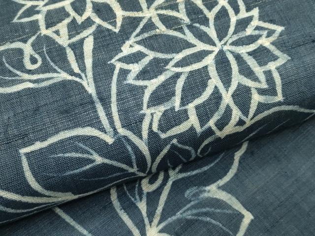 平和屋着物*夏物 六通柄袋帯 作家物 手描き 枝花文 三越扱い 麻 逸品 CABG7322rv