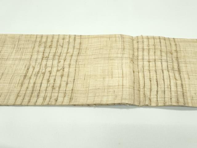 平和屋着物*夏物 九寸名古屋帯 市松文様 麻 逸品 CABG7329rv