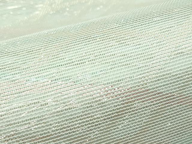平和屋着物*夏物 六通柄袋帯 芝草文 金糸 正絹 逸品 未使用 CABG7361rv