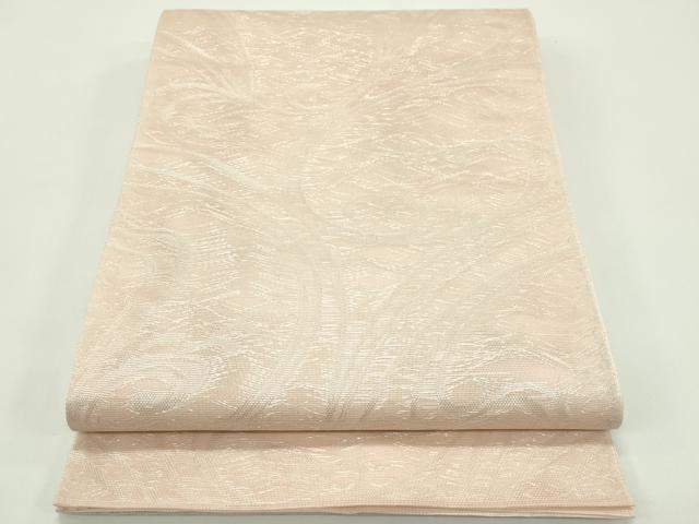 平和屋着物*夏物 六通柄袋帯 立波文 銀糸 正絹 逸品 CABG7374rv