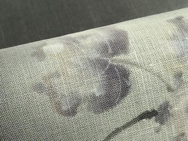 平和屋着物*夏物 九寸開き名古屋帯 手描き 葡萄蔦の葉文 正絹 逸品 CABG7379rv