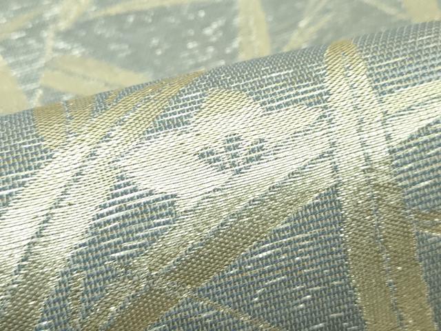 平和屋着物*夏物 六通柄袋帯 桔梗 金糸 正絹 逸品 CABG7382rv