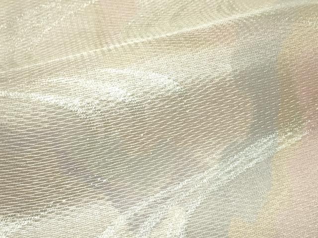平和屋着物*夏物 六通柄袋帯 流水文 銀糸 正絹 逸品 CABG7416rv