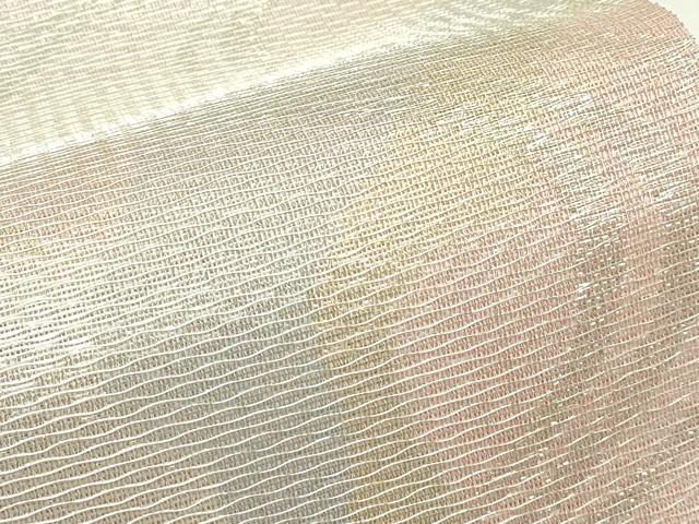 平和屋着物*夏物 六通柄袋帯 流水文 銀糸 正絹 逸品 CABG7416rv