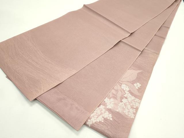 平和屋着物*夏物 太鼓柄袋帯 草花文 正絹 逸品 CABG7417rv