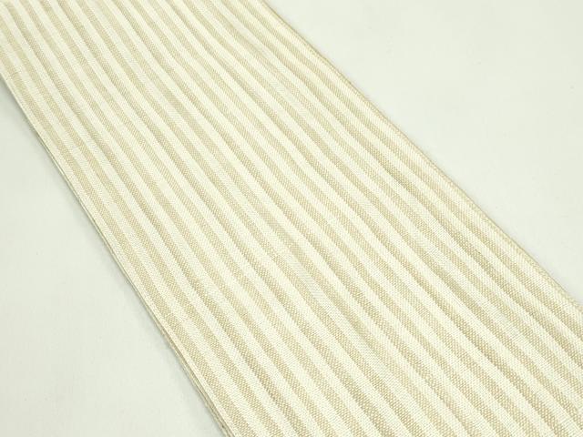 平和屋着物*夏物 両面 半幅帯 格子柄 間道 麻 逸品 CABG7456rv