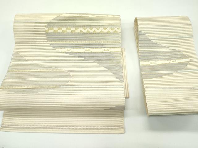 平和屋着物*夏物 つけ帯 絽綴れ 霞文 金銀糸 正絹 逸品 CABG7460rv