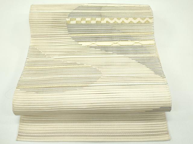 平和屋着物*夏物 つけ帯 絽綴れ 霞文 金銀糸 正絹 逸品 CABG7460rv