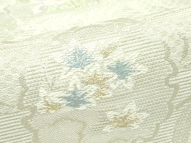 平和屋着物*夏物 西陣 京都イシハラ謹製 六通柄袋帯 みなも 唐織 金銀糸 証紙付き 正絹 逸品 未使用 CABG7472rv
