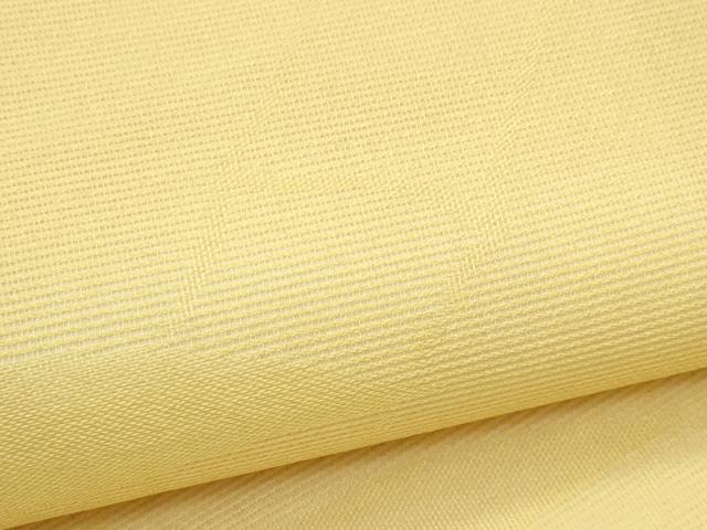 平和屋着物*夏物 九寸名古屋帯 笹竹文 卵色 正絹 逸品 CABG7496rv