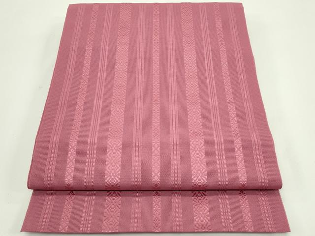 平和屋着物*夏物 本場筑前博多織 八寸名古屋帯 紗献上 浅蘇芳色 正絹 逸品 CABG7502rv