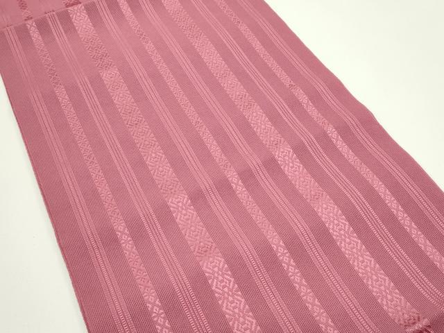 平和屋着物*夏物 本場筑前博多織 八寸名古屋帯 紗献上 浅蘇芳色 正絹 逸品 CABG7502rv