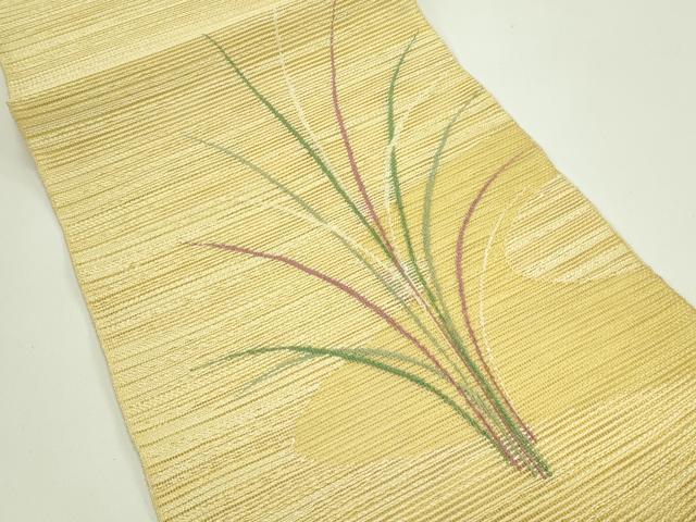 平和屋着物*夏物 八寸名古屋帯 霞草木文 CABG7505rv
