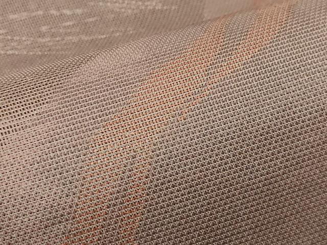 平和屋着物*夏物 六通柄袋帯 霞文 正絹 逸品 CABG7513rv