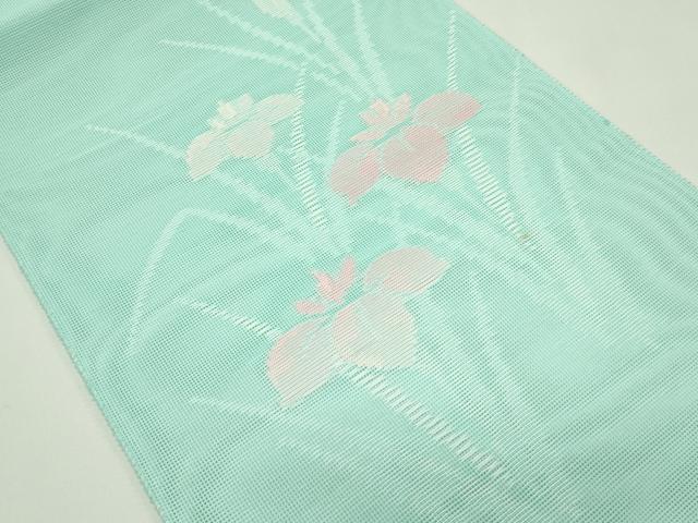 平和屋着物*夏物 八寸名古屋帯 杜若 CABG7526rv